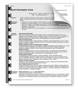 Scott Cook's Resume